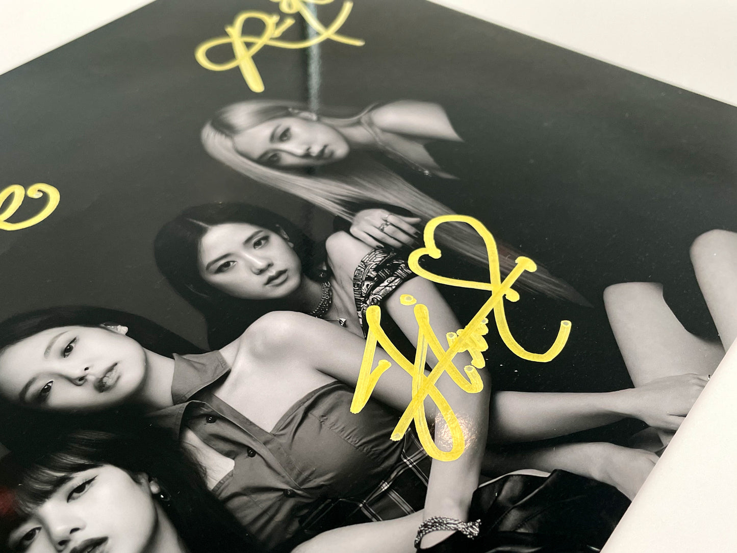 BLACKPINKブラックピンク 直筆サイン入り写真当選書付