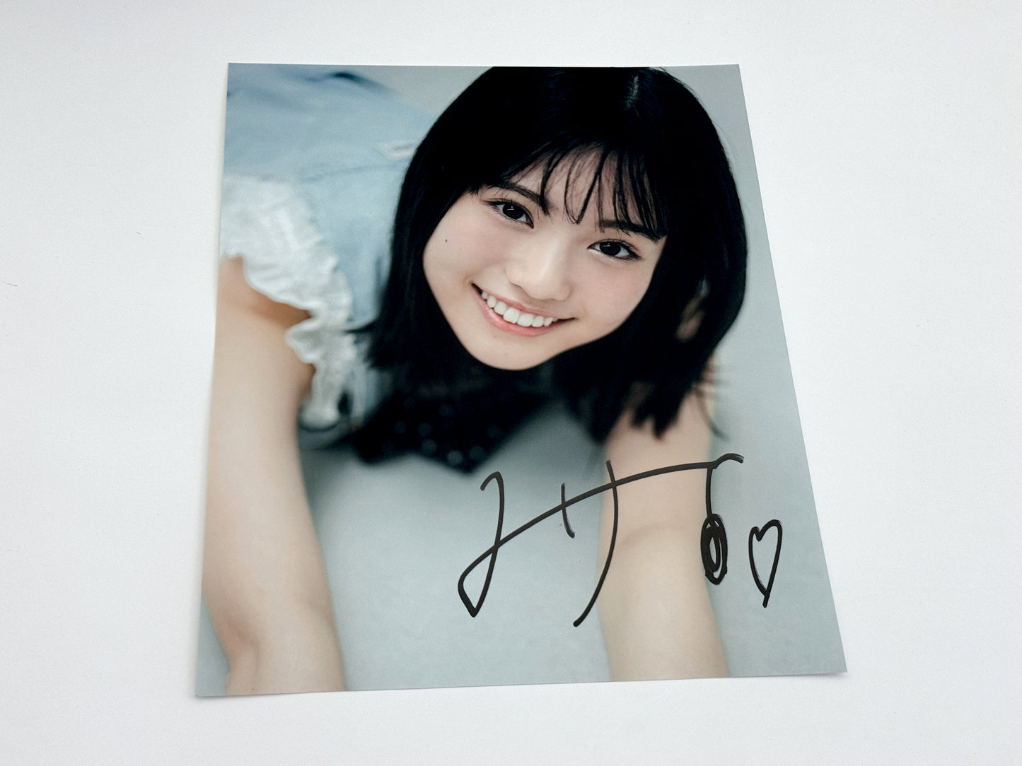増田三莉音直筆サイン入り写真当選書付