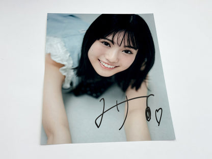 増田三莉音直筆サイン入り写真当選書付