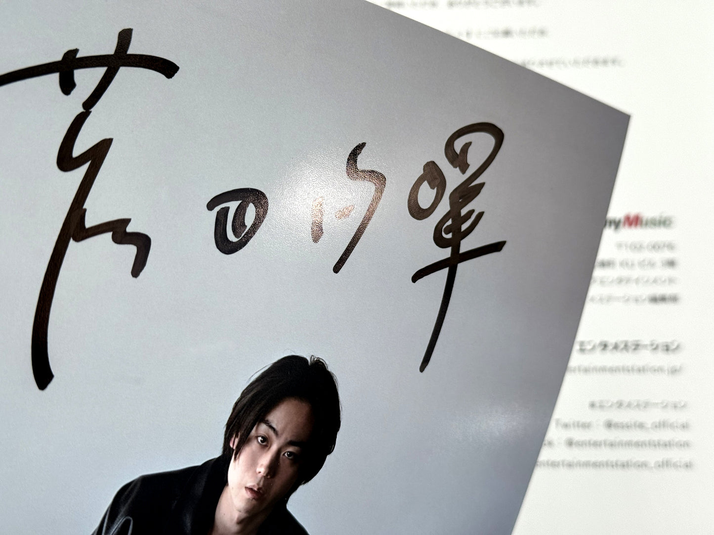菅田将暉直筆サイン入り写真当選書付