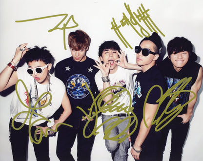 BIGBANGビッグバン直筆サイン入り写真認証COA付