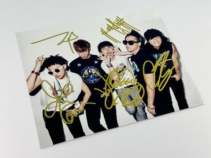 BIGBANGビッグバン直筆サイン入り写真認証COA付