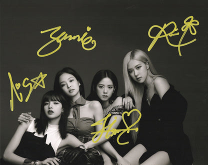 BLACKPINKブラックピンク 直筆サイン入り写真当選書付
