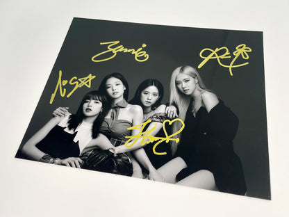 BLACKPINKブラックピンク 直筆サイン入り写真当選書付