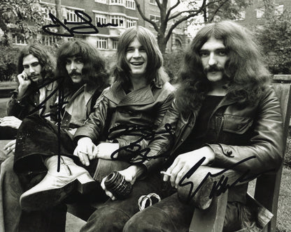 BLACK SABBATH ブラック・サバス 直筆サイン入り写真認証COA付