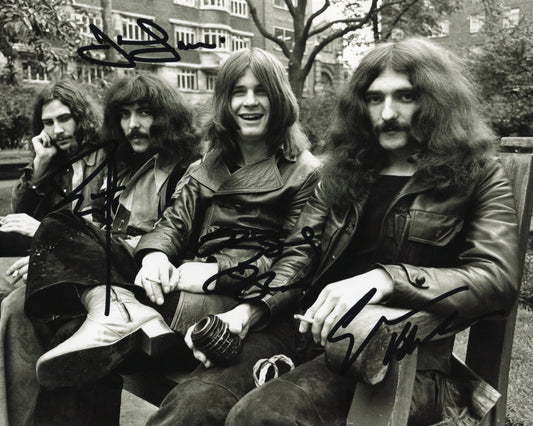 BLACK SABBATH ブラック・サバス 直筆サイン入り写真認証COA付