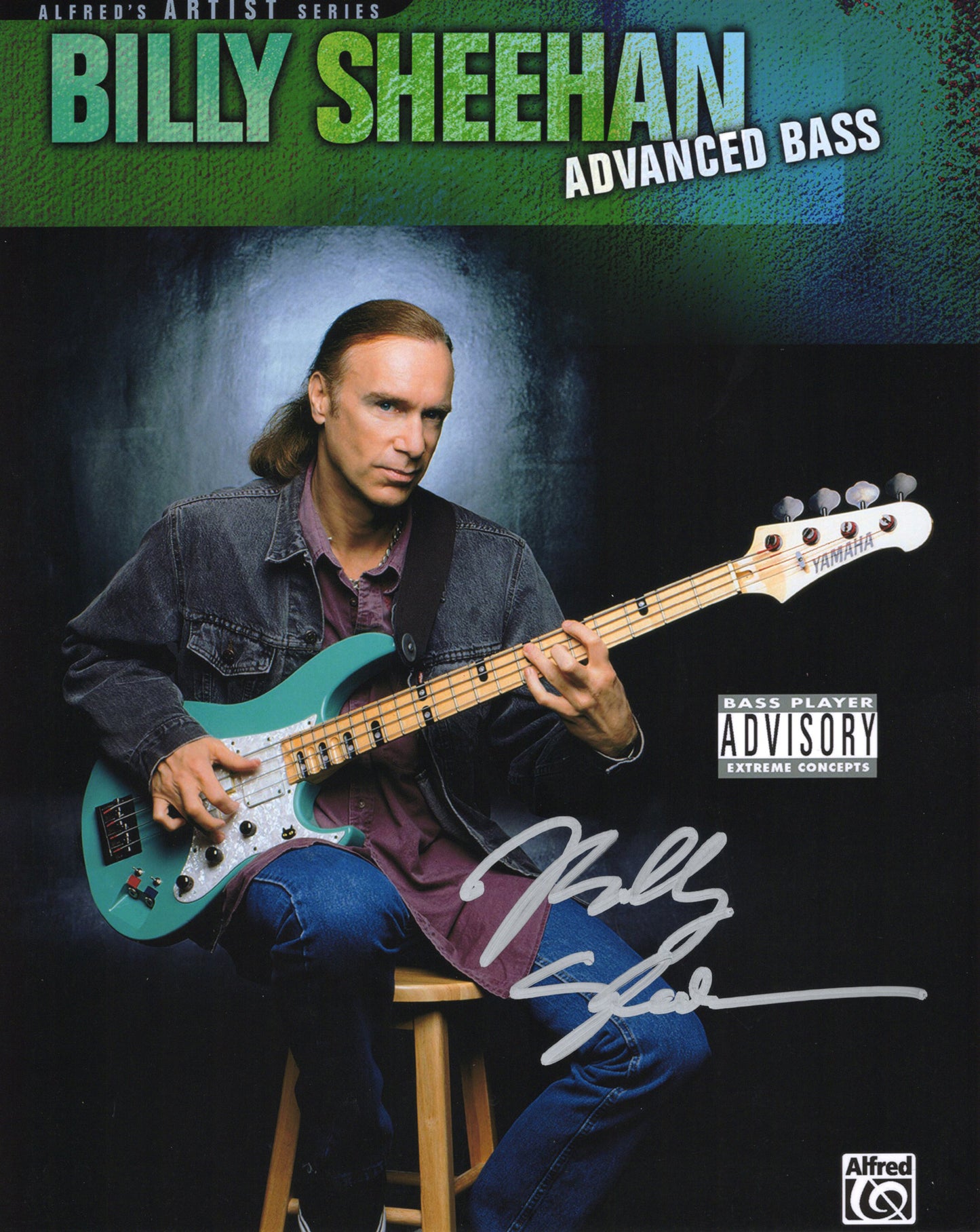 Billy Sheehan ビリー・シーン 直筆サイン入り写真認証COA付