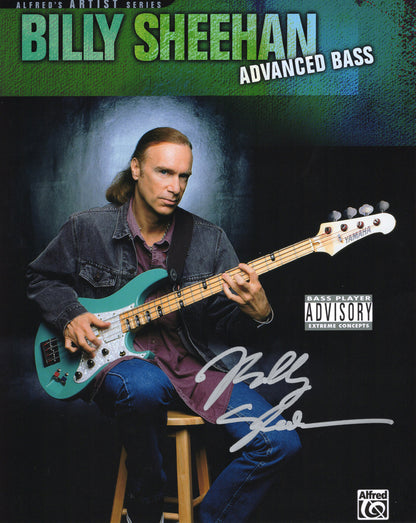 Billy Sheehan ビリー・シーン 直筆サイン入り写真認証COA付