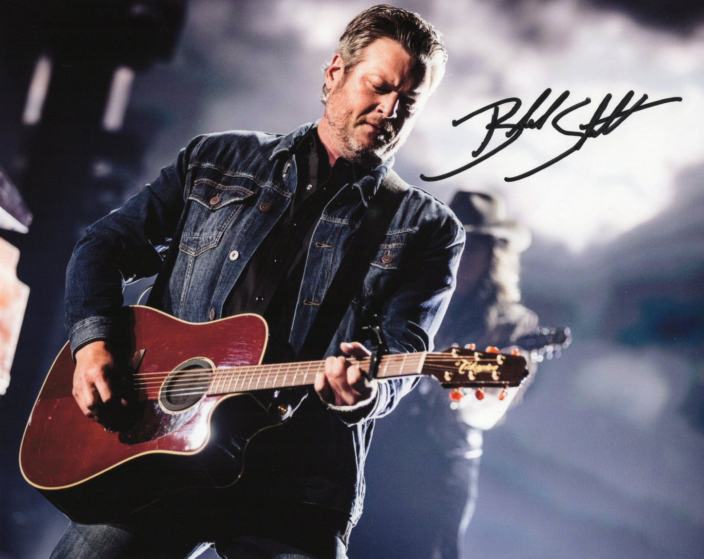 Blake Shelton ブレイク・シェルトン 直筆サイン入り写真認証COA付