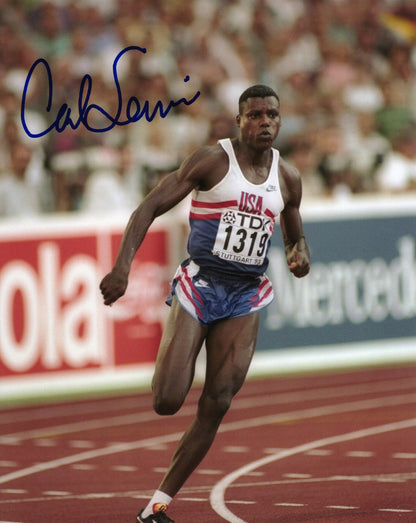 Carl Lewis カール・ルイス 直筆サイン入り写真認証COA付