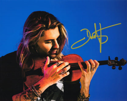 David Garrett デイヴィッド・ギャレット 直筆サイン入り写真認証COA付
