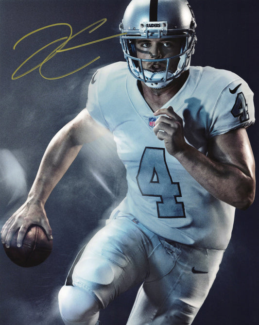 Derek Carr デレック・カー 直筆サイン入り写真認証COA付