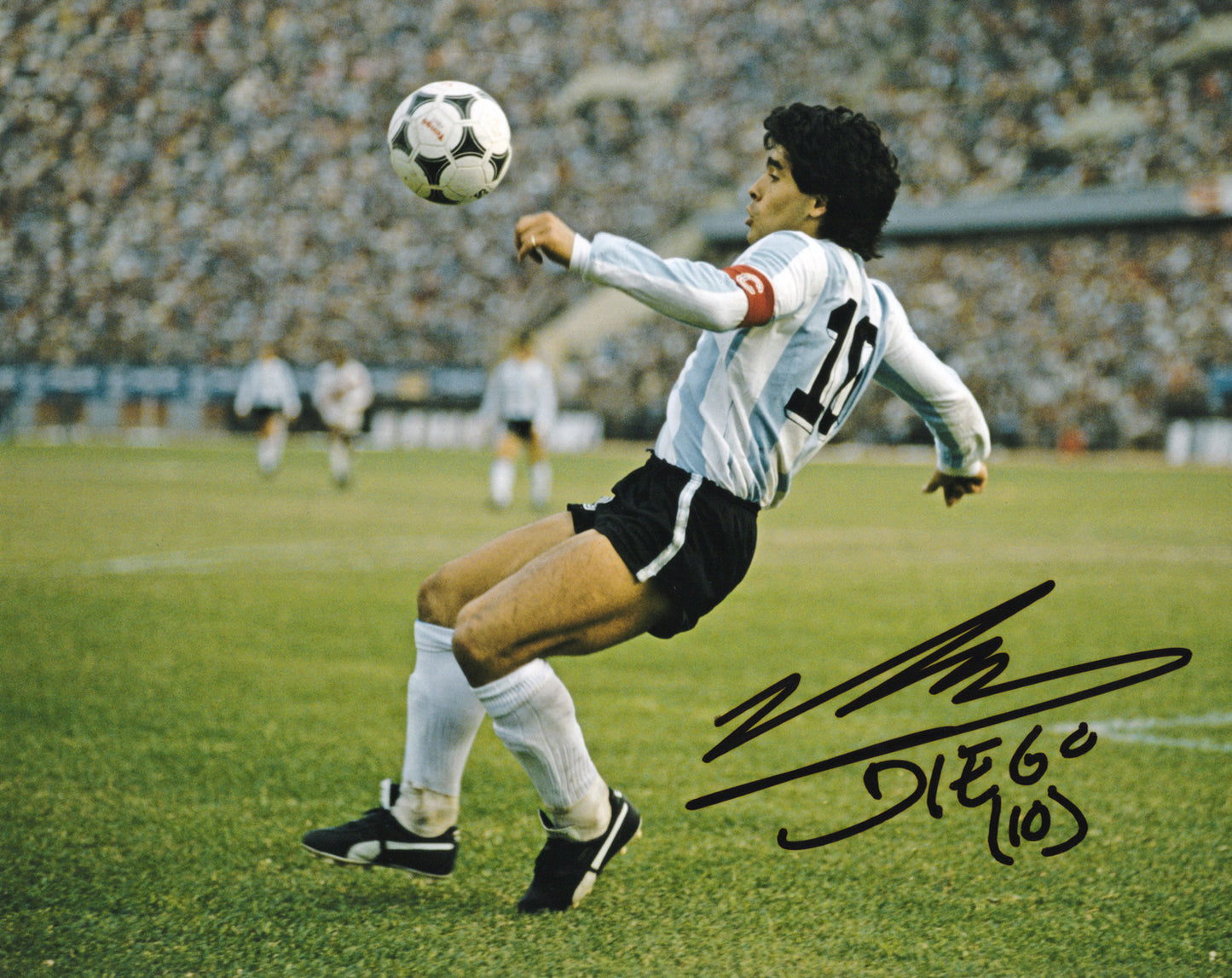 Diego Armando Maradona ディエゴ・マラドーナ 直筆サイン入り写真認証COA付