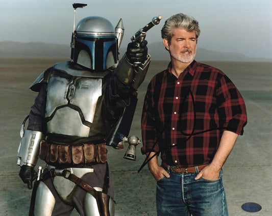 George Lucas ジョージ・ルーカス 直筆サイン入り写真認証COA付