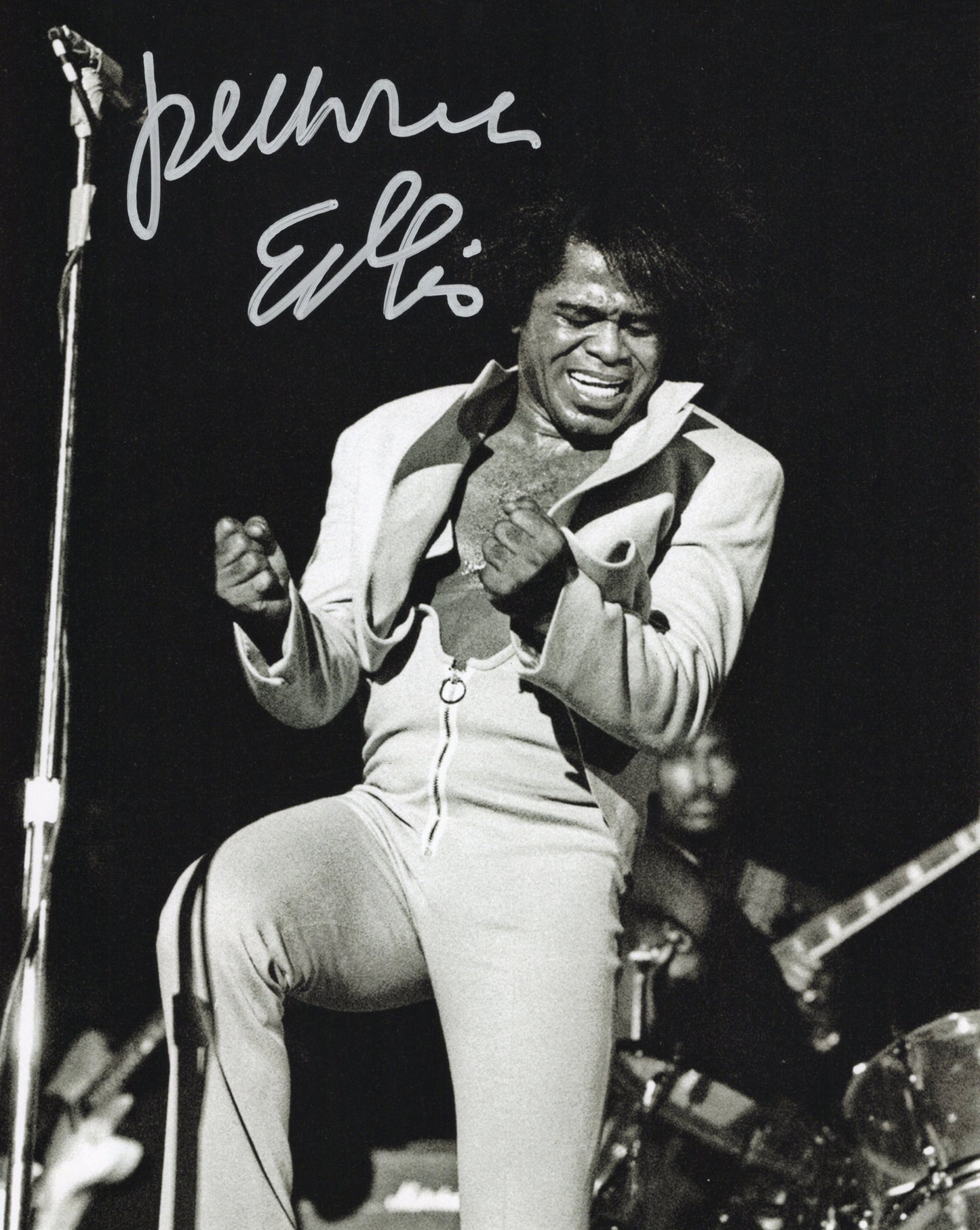 James Brown ジェームス・ブラウン 直筆サイン入り写真認証COA付