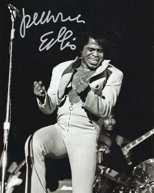 James Brown ジェームス・ブラウン 直筆サイン入り写真認証COA付