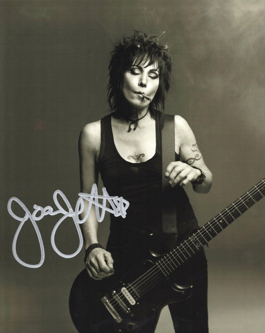 Joan Jett ジョーン・ジェット 直筆サイン入り写真認証COA付