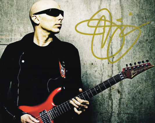 Joe Satriani ジョー・サトリアーニ ギタリスト 直筆サイン入り写真認証COA付