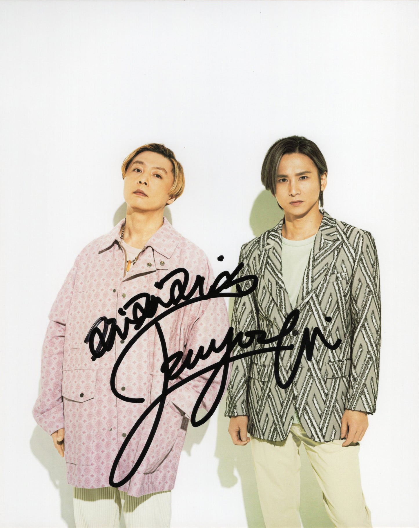 KinKi Kids（DOMOTO）直筆サイン入り写真当選書付