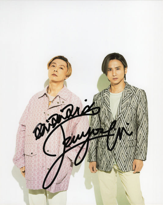 KinKi Kids（DOMOTO）直筆サイン入り写真当選書付