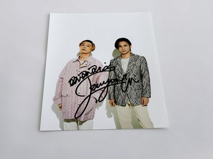 KinKi Kids（DOMOTO）直筆サイン入り写真当選書付