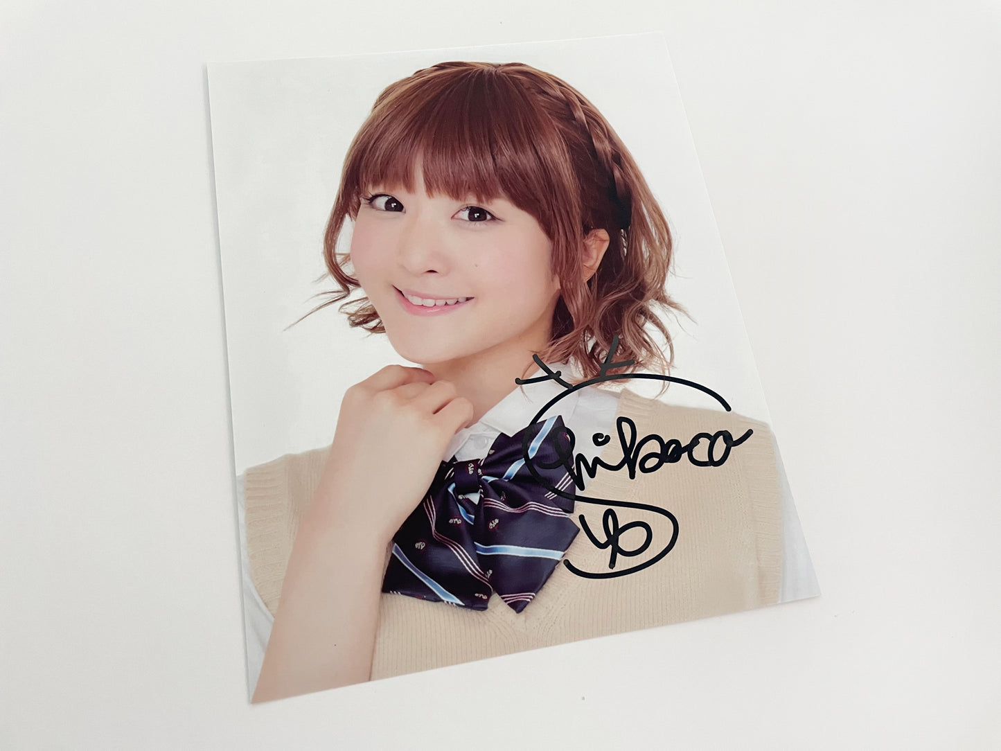 久保ユリカ直筆サイン入り写真当選書付
