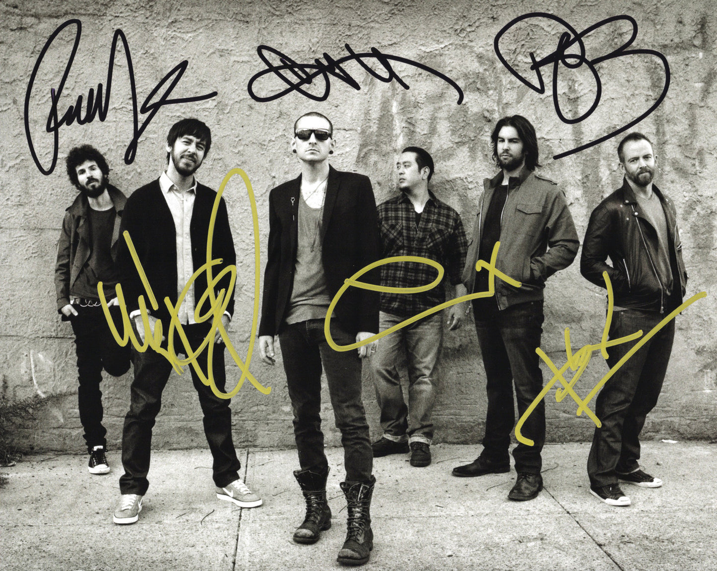 Linkin Park リンキン・パーク 直筆サイン入り写真認証COA付