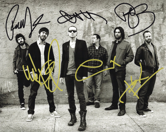 Linkin Park リンキン・パーク 直筆サイン入り写真認証COA付