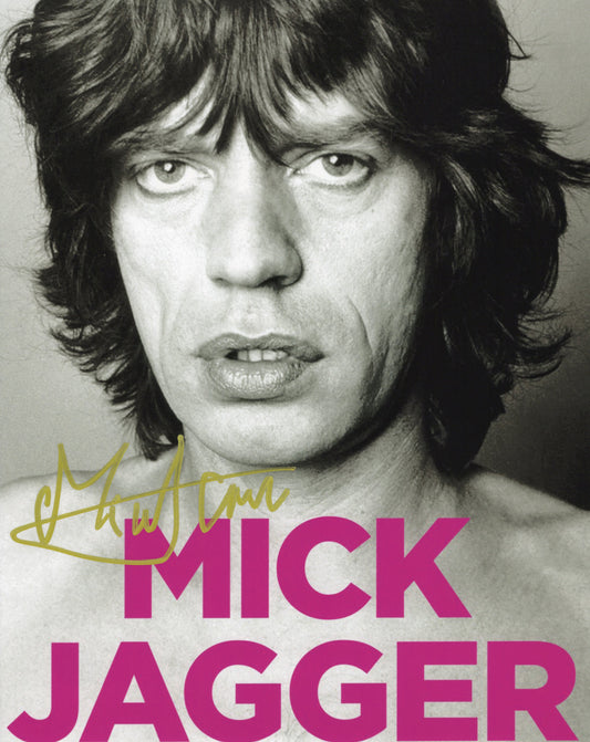 Mick Jagger ミック・ジャガー The Rolling Stones ローリング・ストーンズ 直筆サイン入り写真認証COA付
