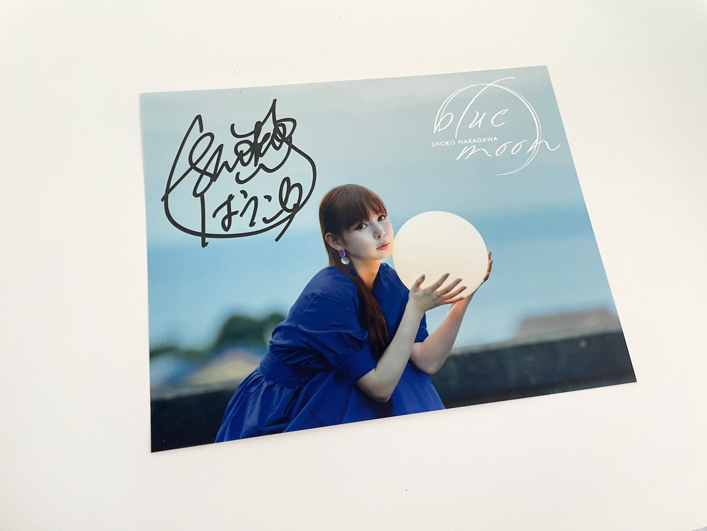 中川翔子直筆サイン入り写真当選書付
