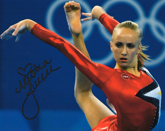 Nastia Liukin ナスティア・リューキン 直筆サイン入り写真認証COA付
