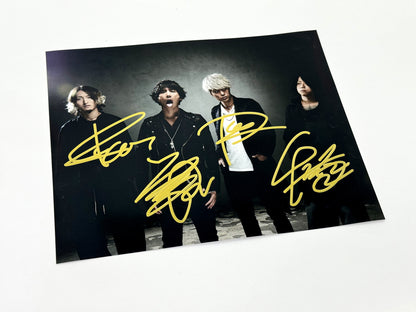 ONE OK ROCK直筆サイン入り写真当選書付