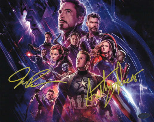 Russo brothers ルッソ兄弟 アンソニー・ルッソ ジョー・ルッソ 直筆サイン入り写真認証COA付