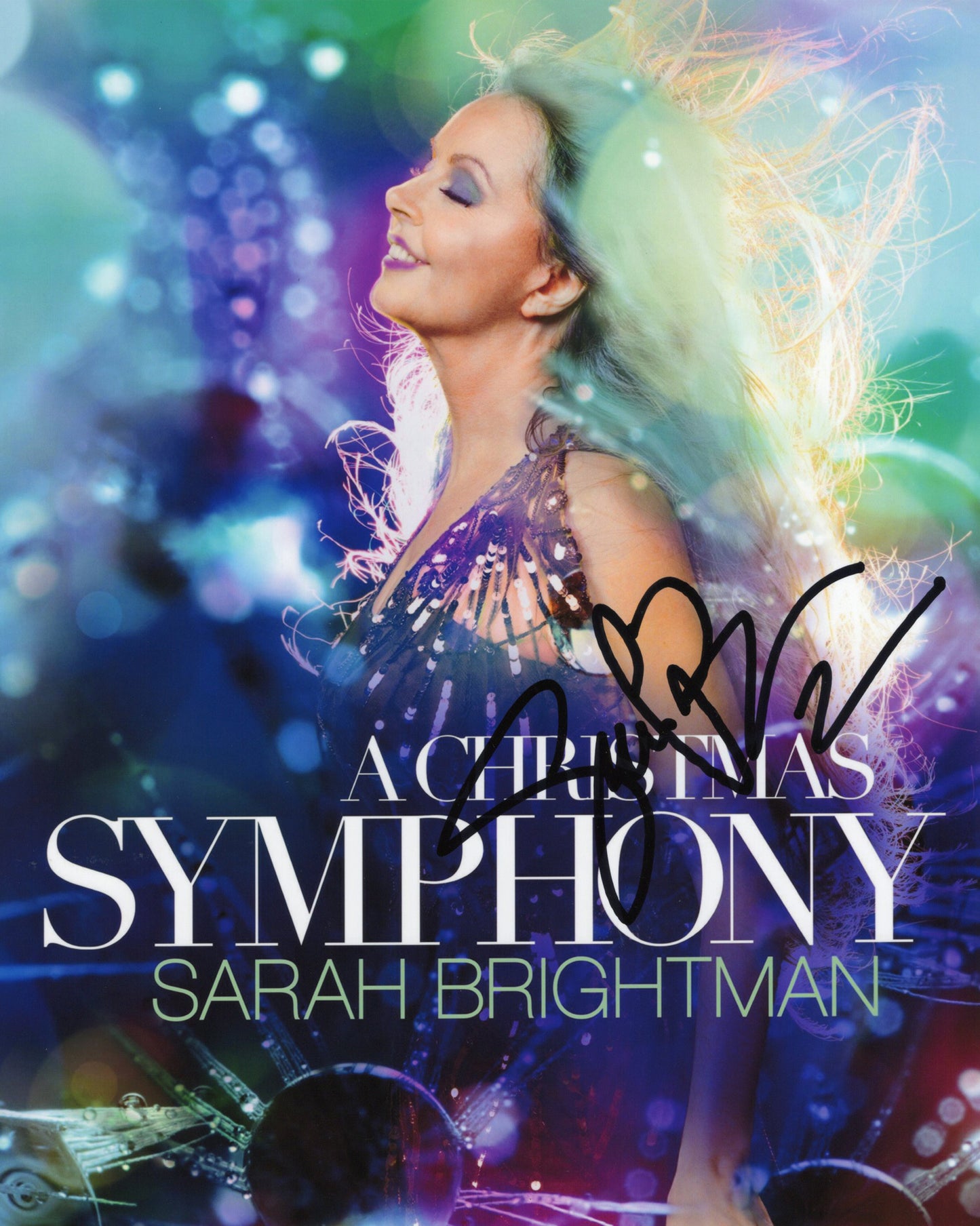 Sarah Brightman サラ・ブライトマン 直筆サイン入り写真認証COA付