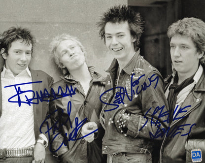 Sex Pistols セックス・ピストルズ 直筆サイン入り写真認証COA付