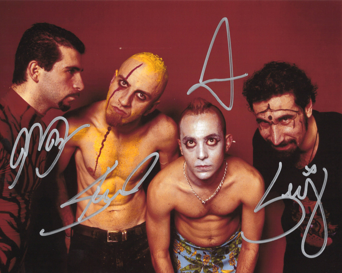 System Of A Down システム・オブ・ア・ダウン 直筆サイン入り写真認証COA付