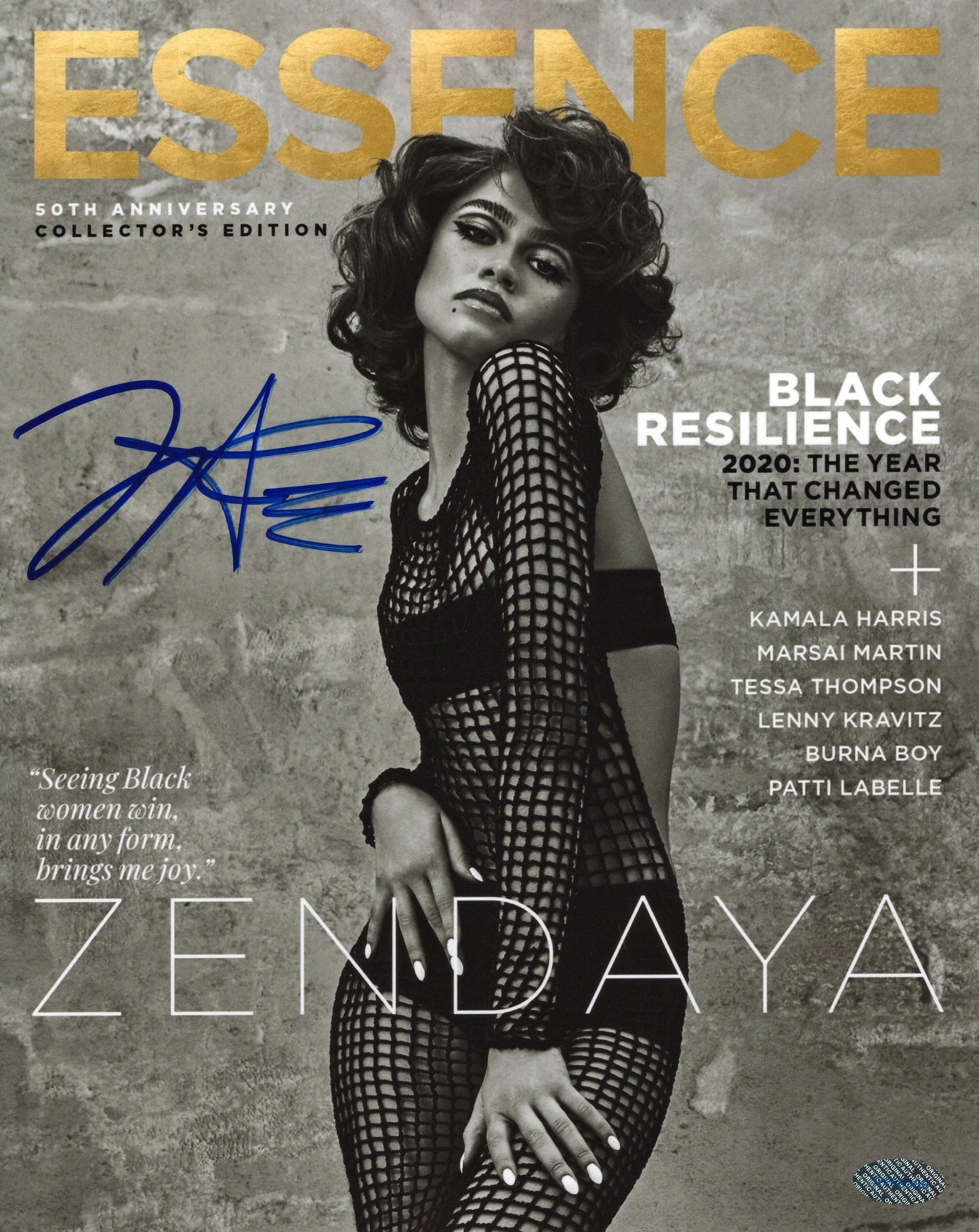 Zendaya Coleman ゼンデイヤ 直筆サイン入り写真認証COA付