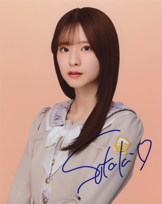 菅原咲月直筆サイン入り写真当選書付