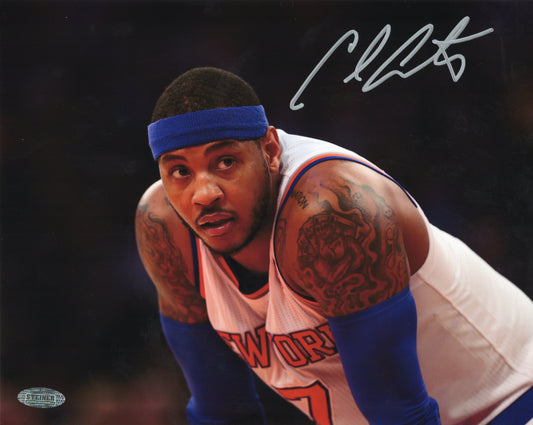 Carmelo Anthony カーメロ・アンソニー 直筆サイン入り写真STEINER認証