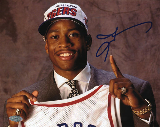 Allen Iverson アレン・アイバーソン 直筆サイン入り写真STEINER認証